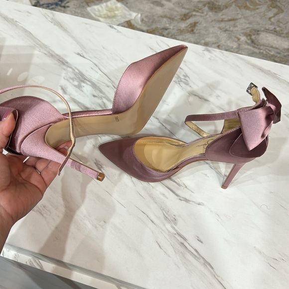 Jessica Simpson Pink Bow Heels - Picture 2 of 6